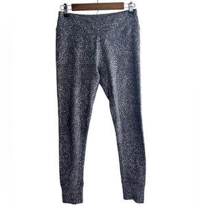 Eddie Bauer • Floral Aztec Print Gray Leggings